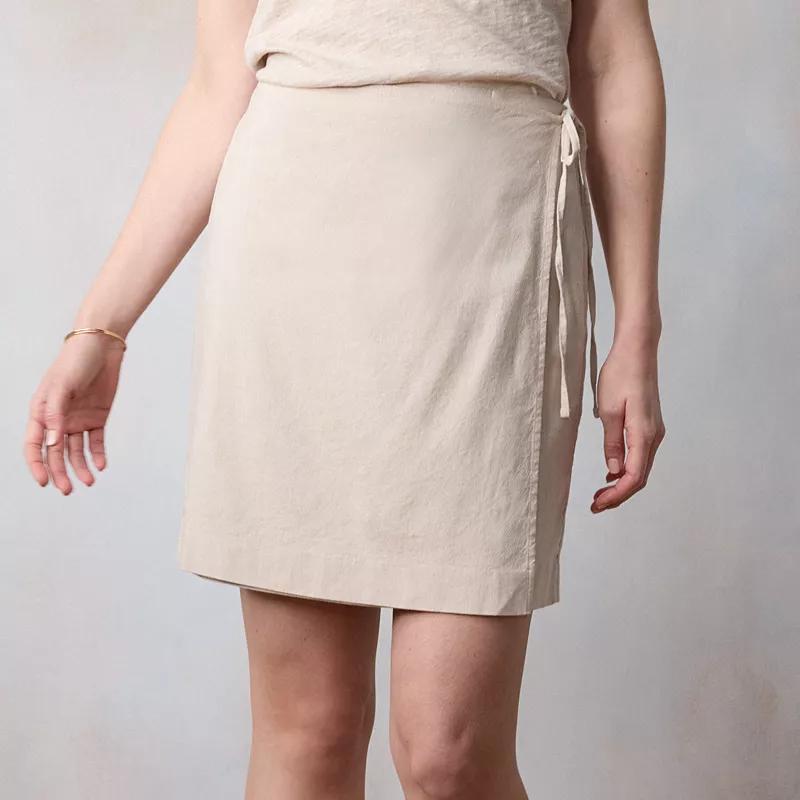 Womens LC Lauren Conrad Sarong Wrap Mini Skirt product image