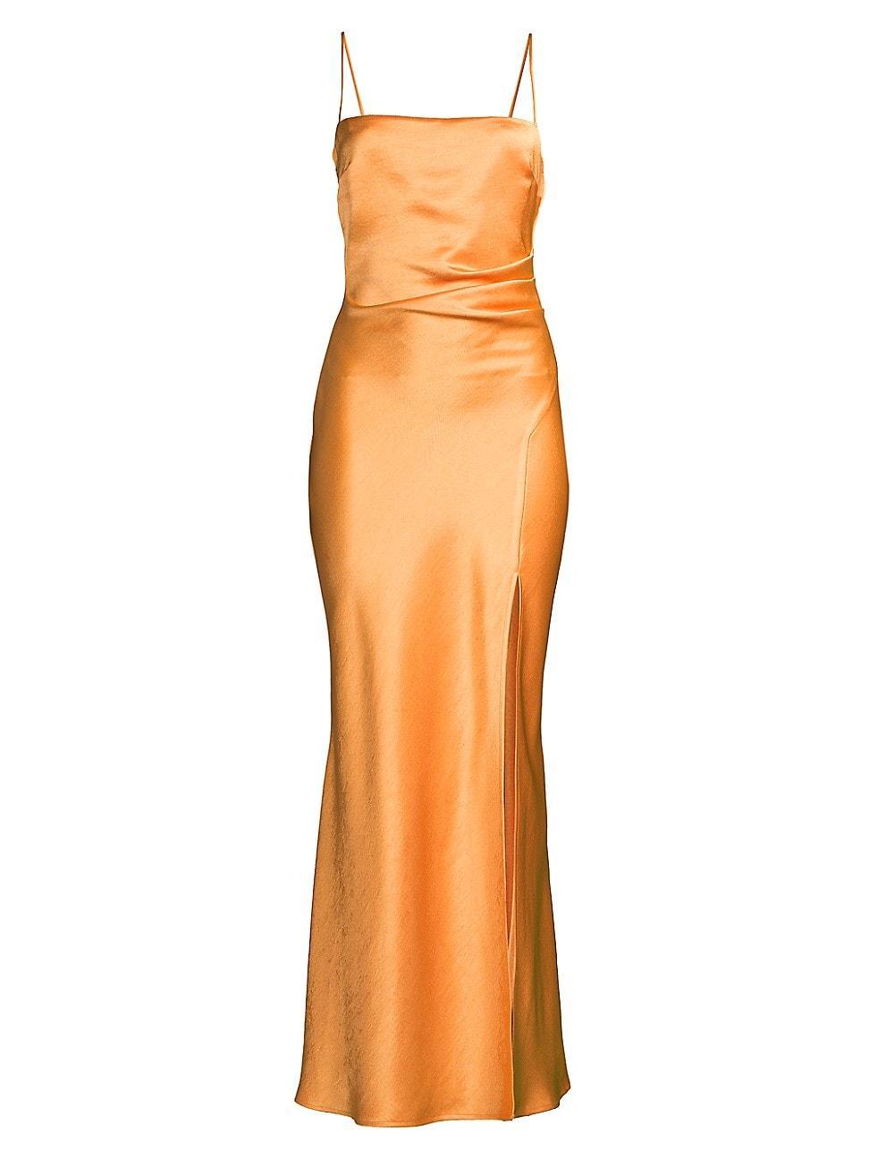 Womens Nadia Satin Gown Product Image