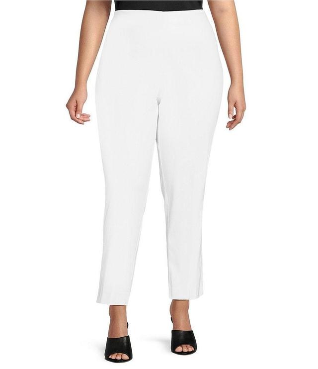 Ali Miles Plus Size Basic Pull On Skinny Ankle Pants Product Image