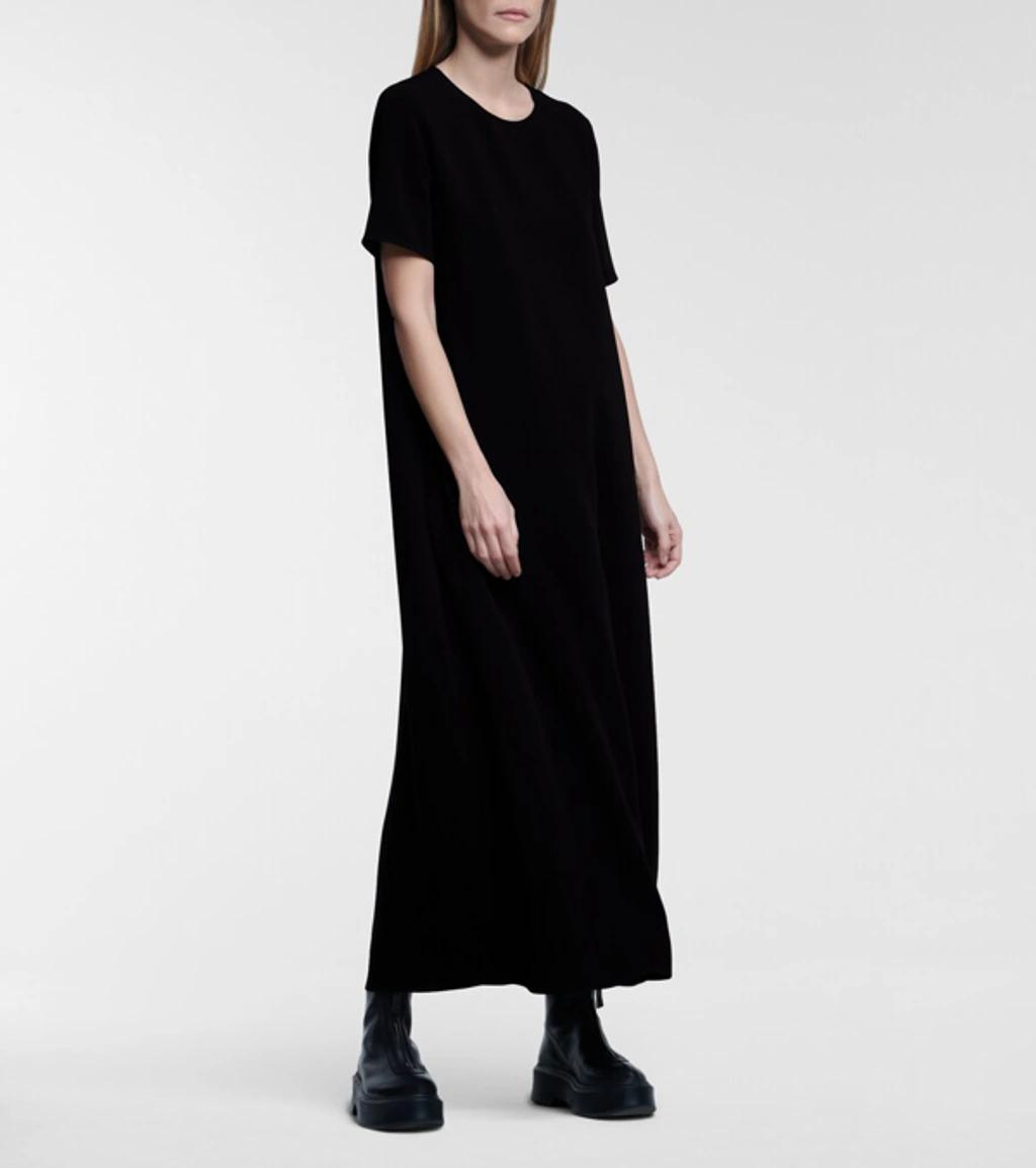 THE ROW Robi Crepe Maxi Dress In Black Product Image