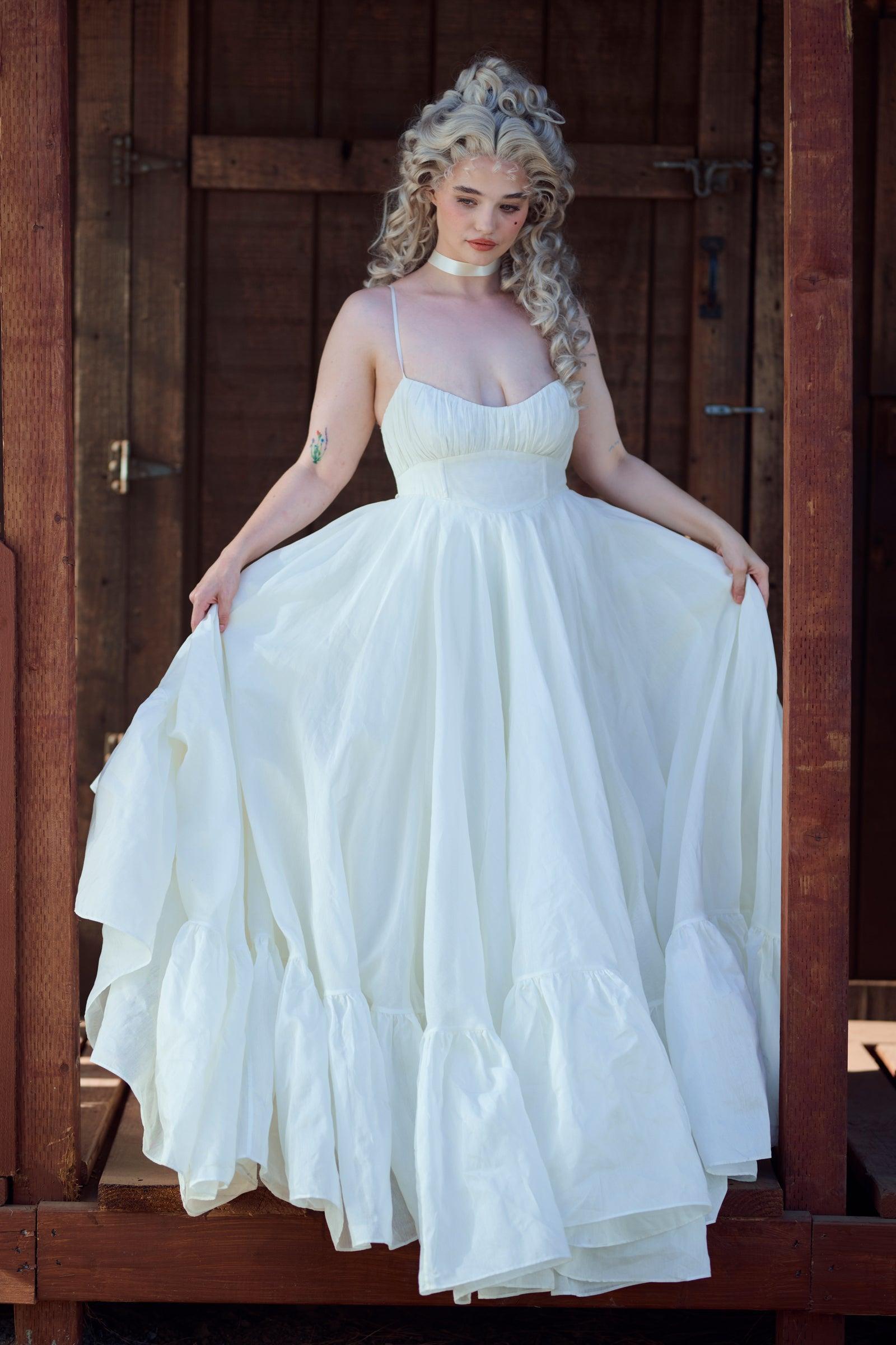 The Ivory Organdy Destination Gown Product Image