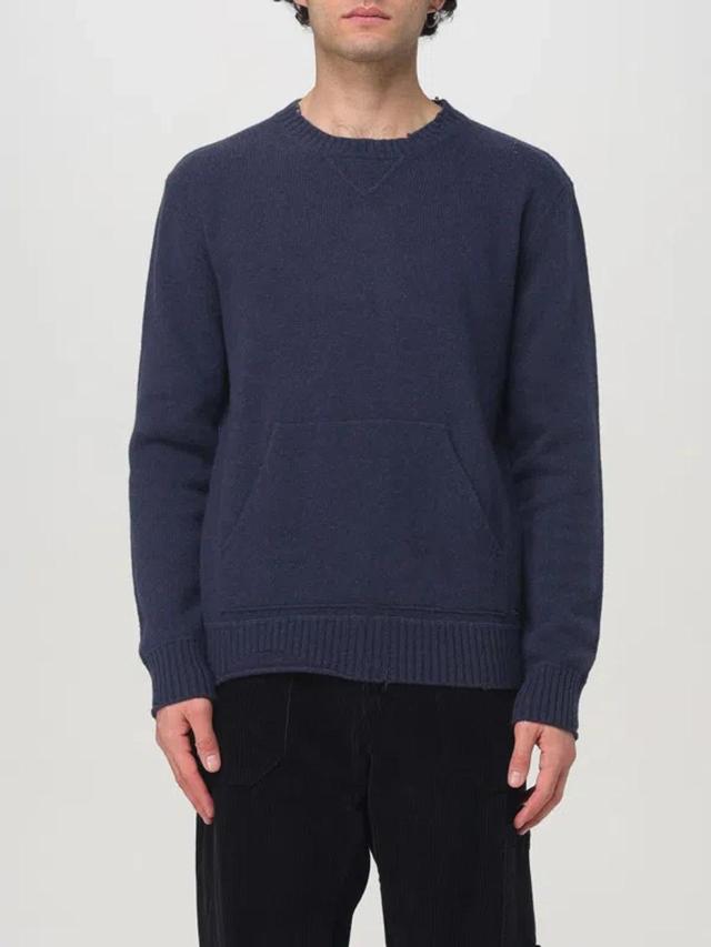 DSQUARED2 Wool & Cashmere Crewneck Sweater In Blue Product Image