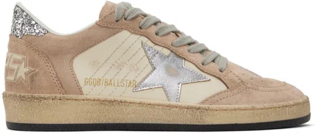 Ballstar Leather Sneakers In Neutrals Product Image