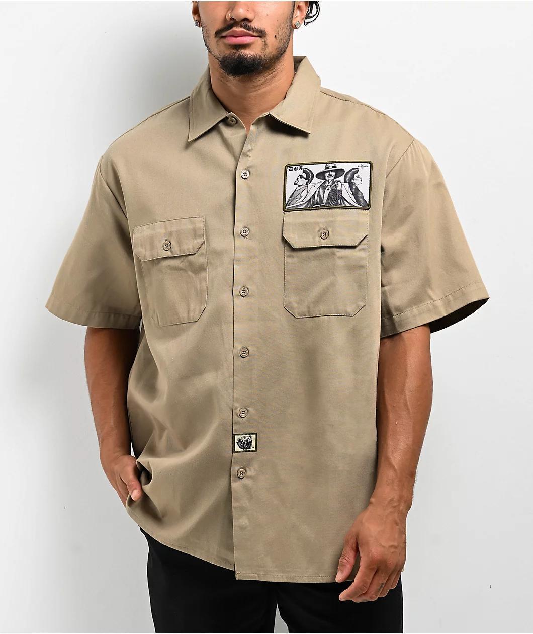 DGA Pachuco Pride Beige Work Shirt Product Image