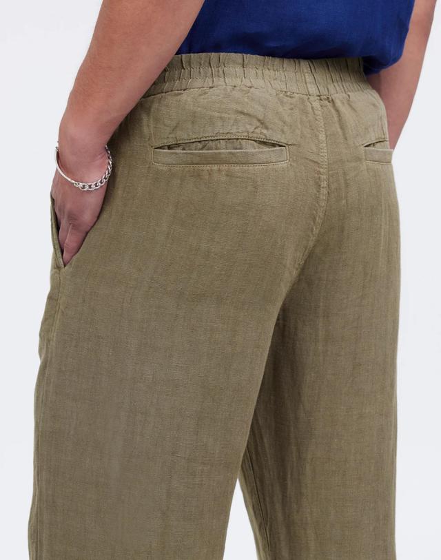 Linen Drawstring Pants Product Image