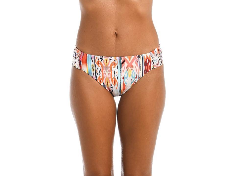 La Blanca Desert Dream Side Shirred Hipster (Multi) Women's Swimwear Product Image