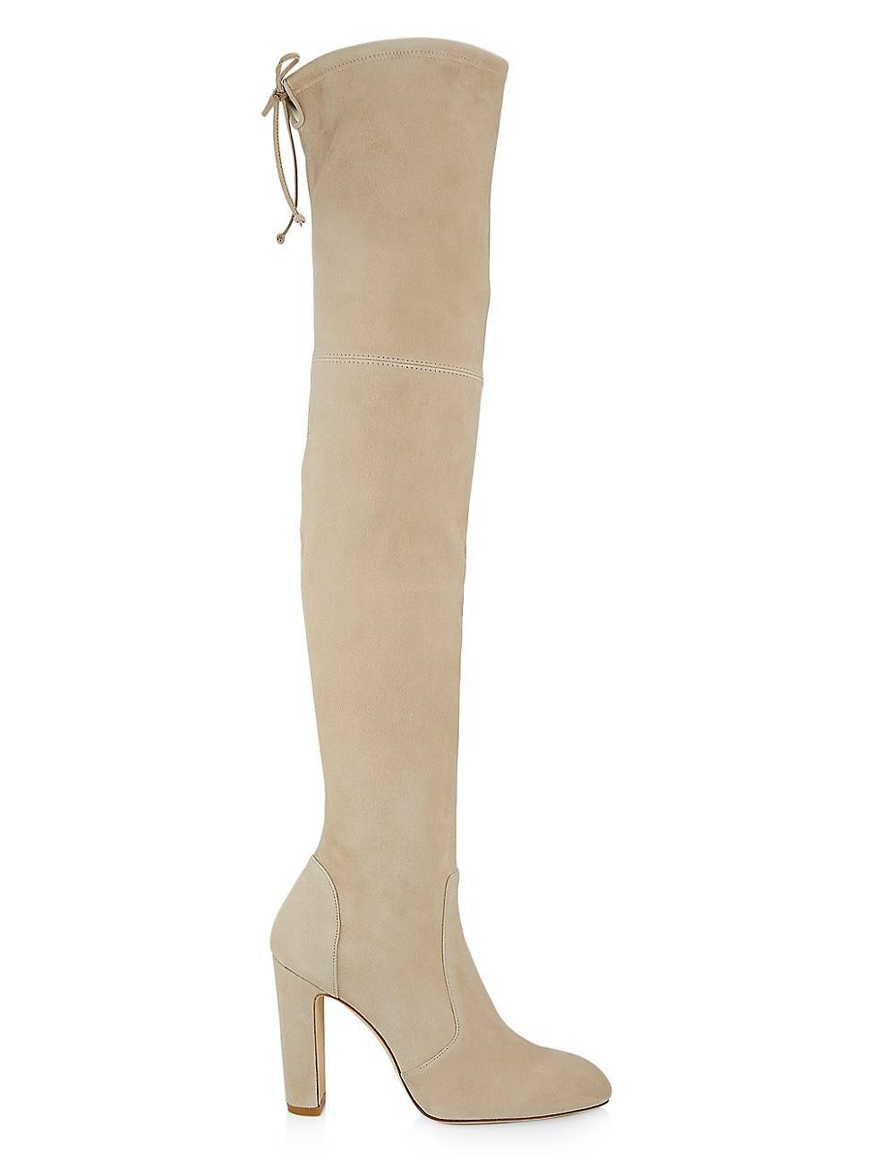 Womens Vidaland 100MM Suede Over-the-Knee Boots Product Image