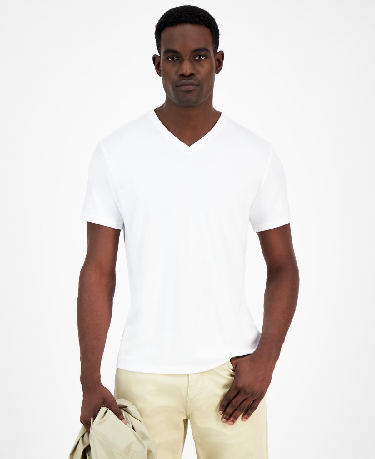 Alfani Mens Travel Stretch V-Neck T-Shirt, Created for Macys Product Image