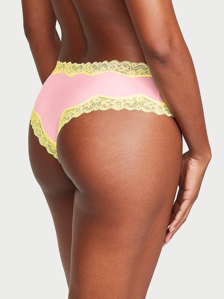 Tease Lace-Trim Cheeky Panty Product Image