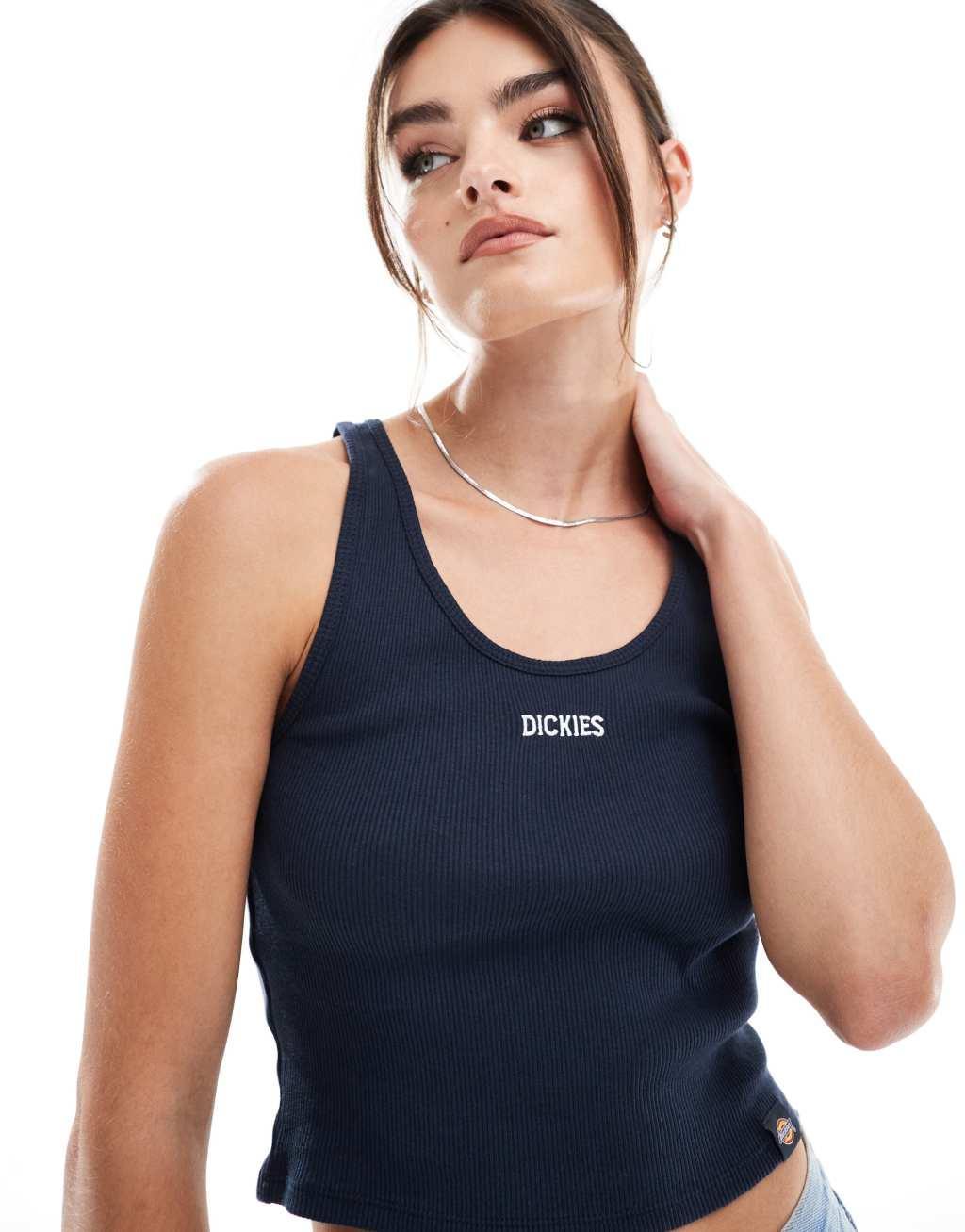 Dickies Yorktown tank top in navy Product Image