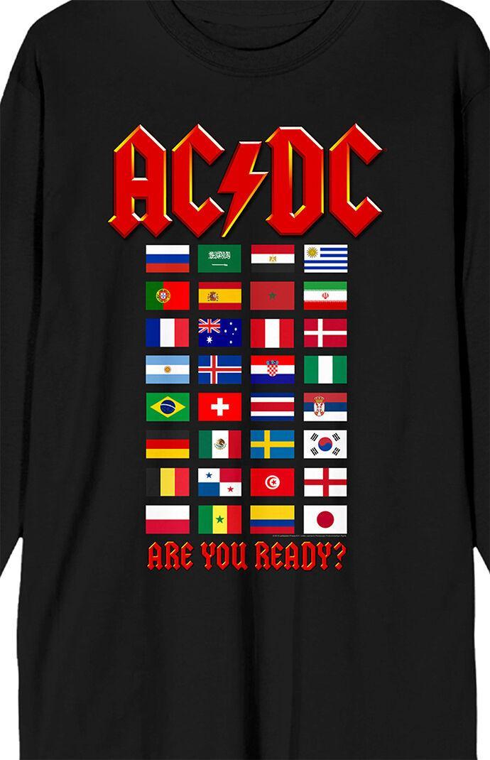 Men's AC/DC Are You Ready World Long Sleeve T-Shirt Product Image