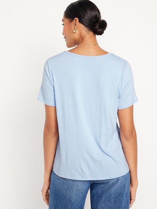 Luxe V-Neck T-Shirt Product Image