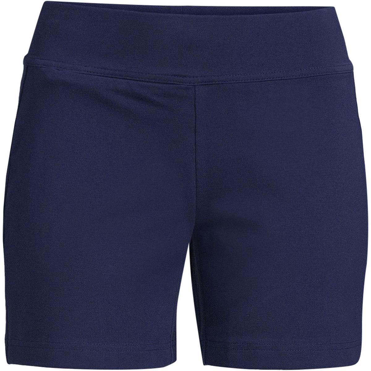 Womens Lands End Starfish 7-in. Midrise Pull-On Shorts Product Image