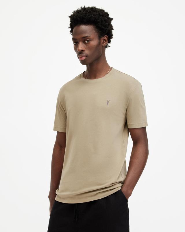 Brace Brushed Cotton Crew Neck T-Shirt Product Image