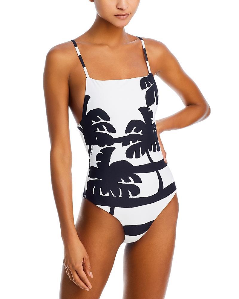 Womens Coconut Tropical One-Piece Swimsuit Product Image