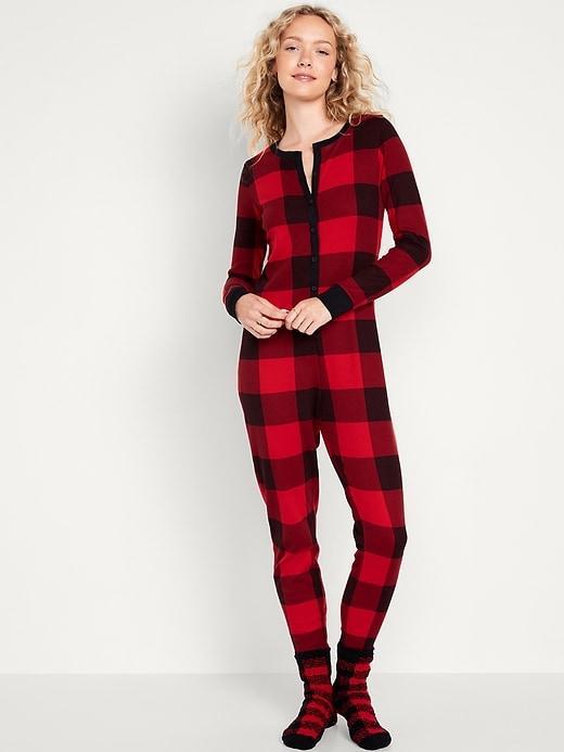 Thermal-Knit Pajama One-Piece Product Image