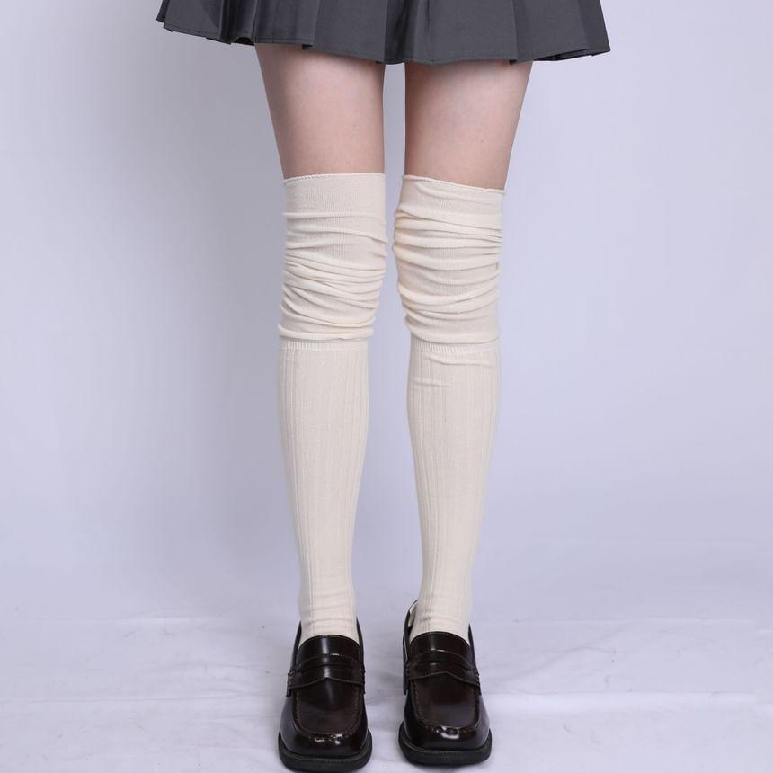 Plain Over-The-Knee Socks Product Image