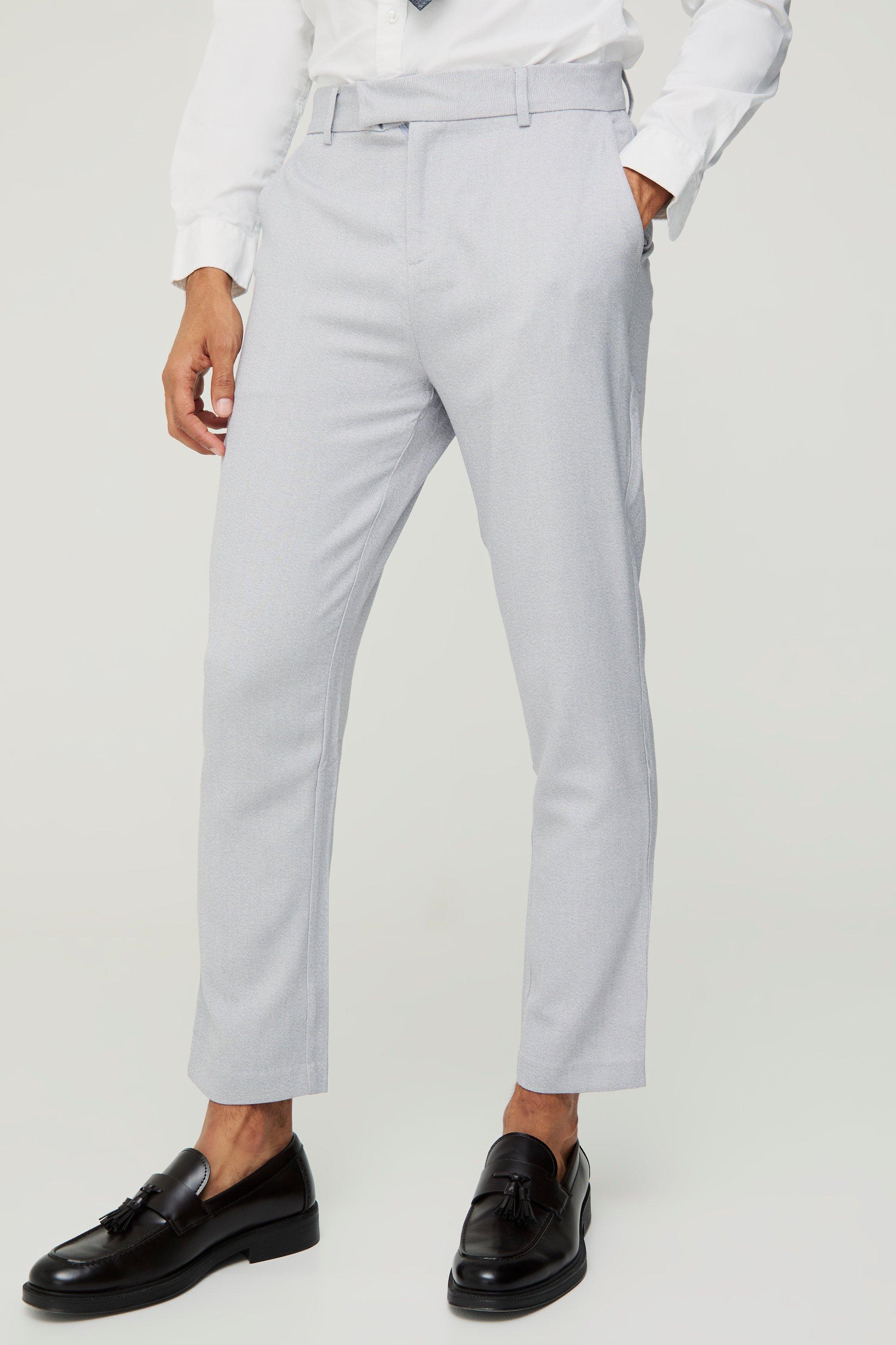 Tailored Marl Tapered Pants | boohooMAN USA Product Image