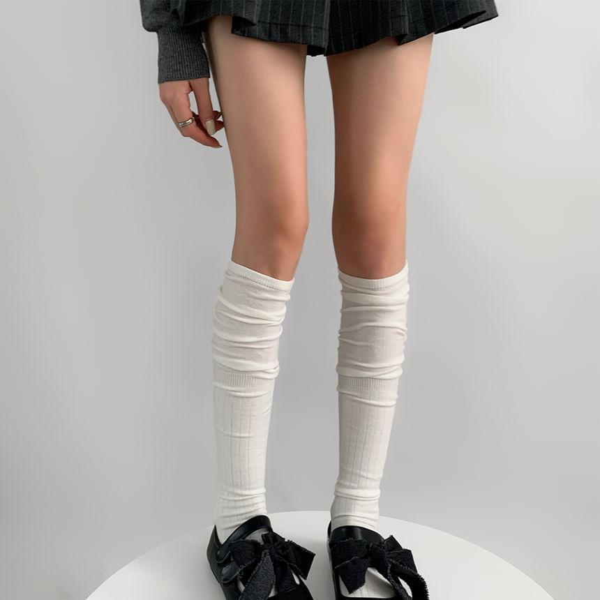 Plain Over-The-Knee Socks Product Image