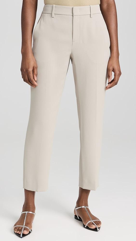 Vince Crepe Tailored Straight Leg Pants | Shopbop Product Image