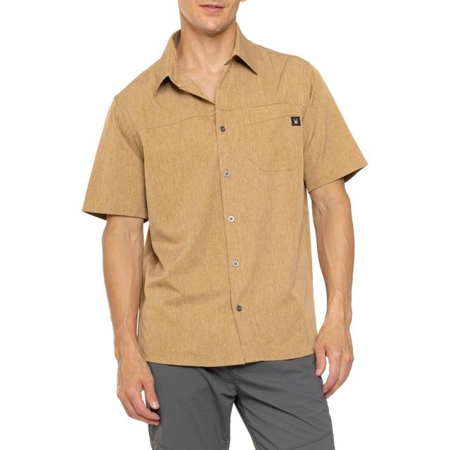 Spyder Heather Mini Stripe Woven Shirt - Short Sleeve Product Image