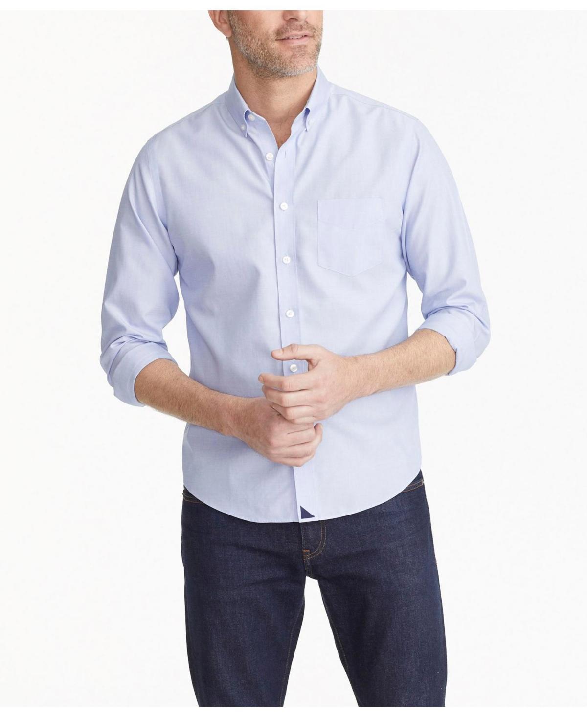 UNTUCKit Hillside Select - Wrinkle Free (Blue) Men's Clothing Product Image