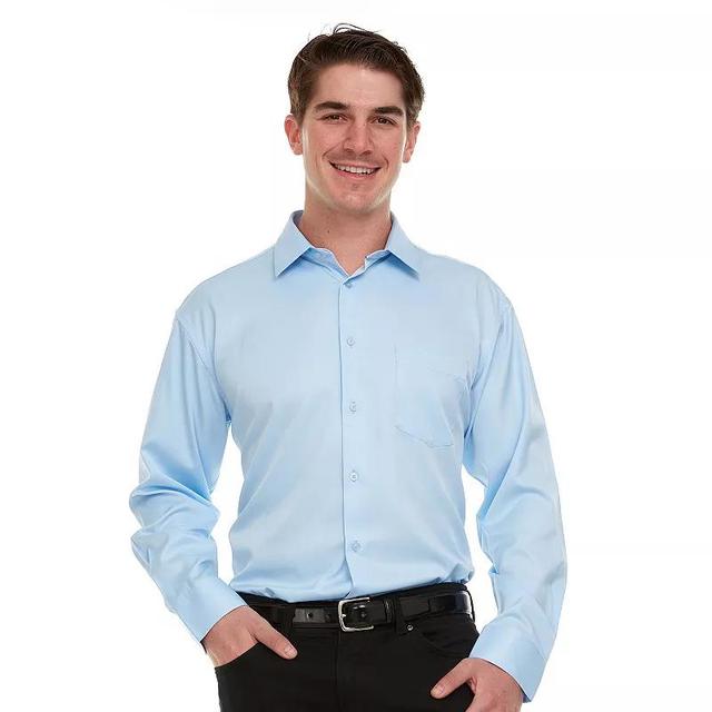 Mens Geoffrey Beene Regular-Fit Sateen Stretch Dress Shirt Product Image