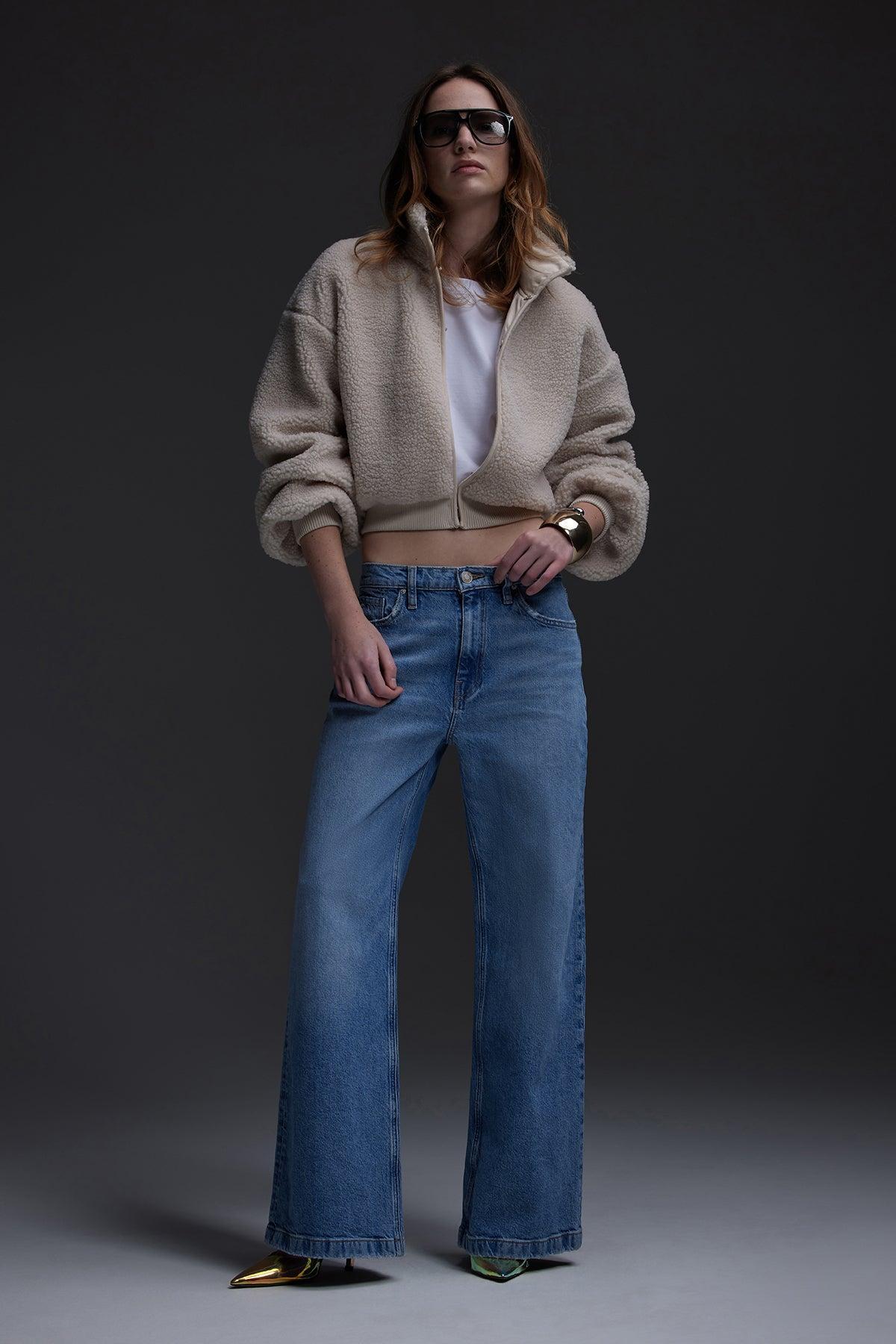 Jodie Loose Fit Wide Leg Jean Female Product Image