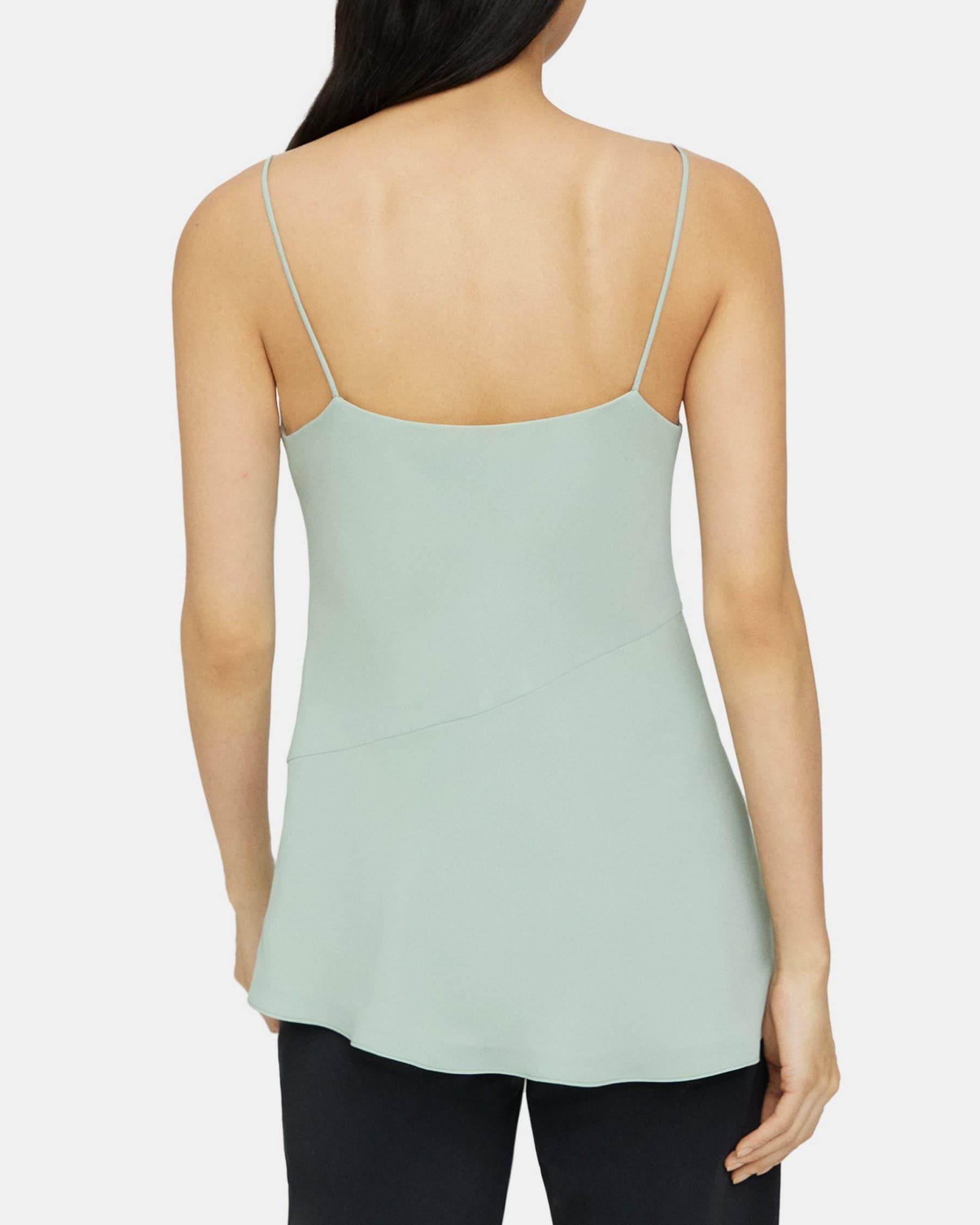 Draped Camisole in Recycled Georgette Product Image