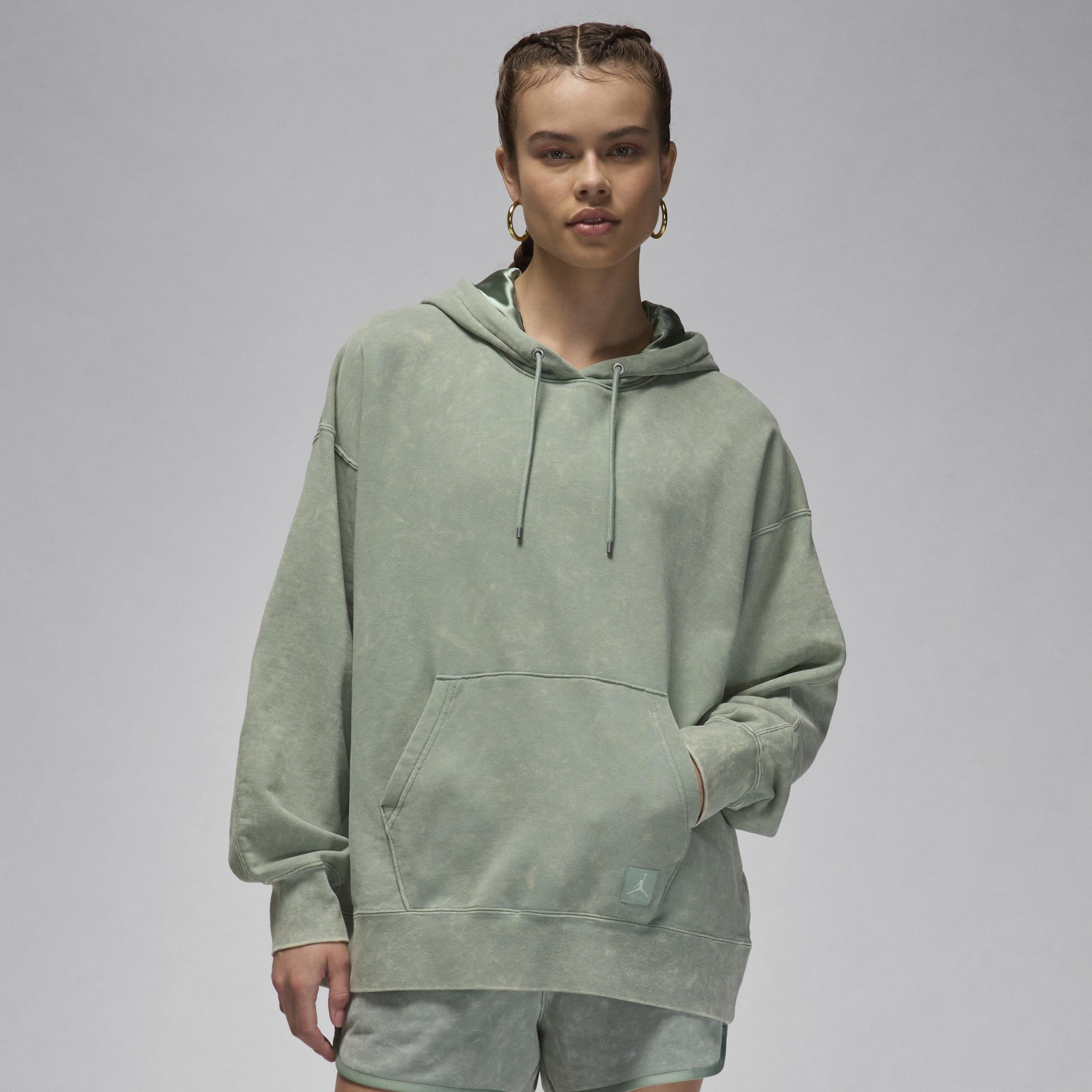 Women's Jordan Flight Fleece Washed Hoodie Product Image