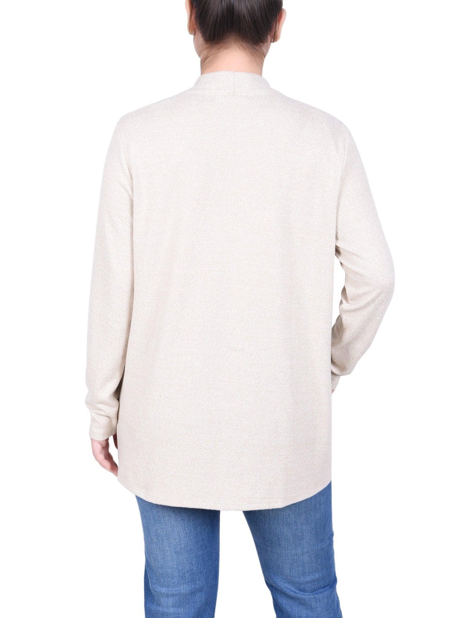 Long Sleeve Swing Cardigan - Petite Product Image