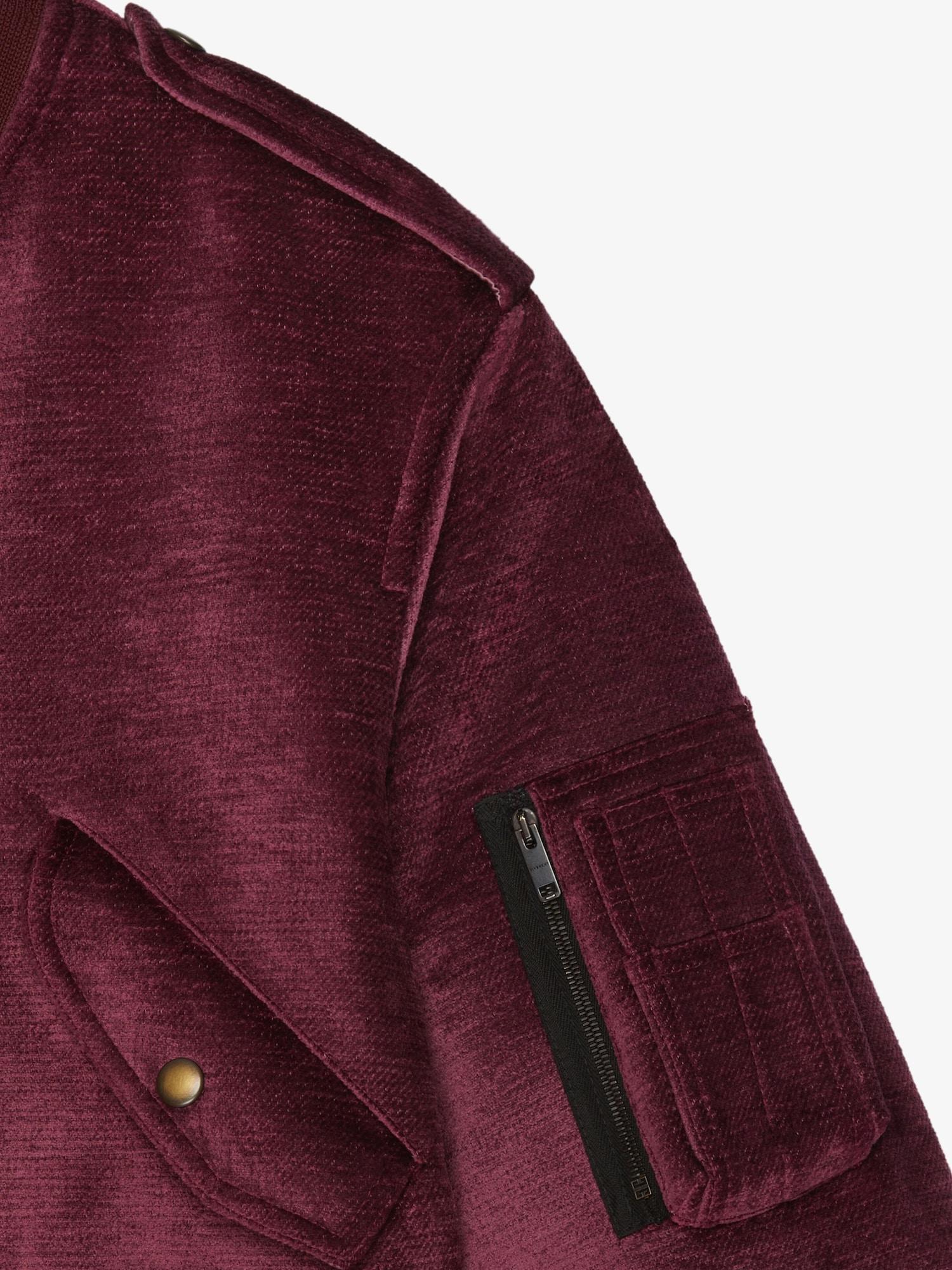 Bomber in chenille velvet Product Image