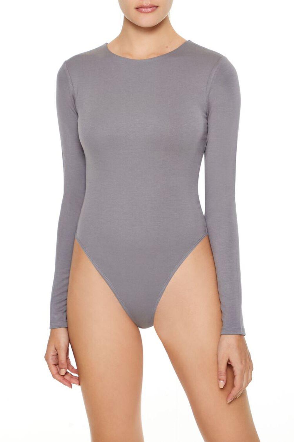 Thong Long-Sleeve Bodysuit | Forever 21 Product Image