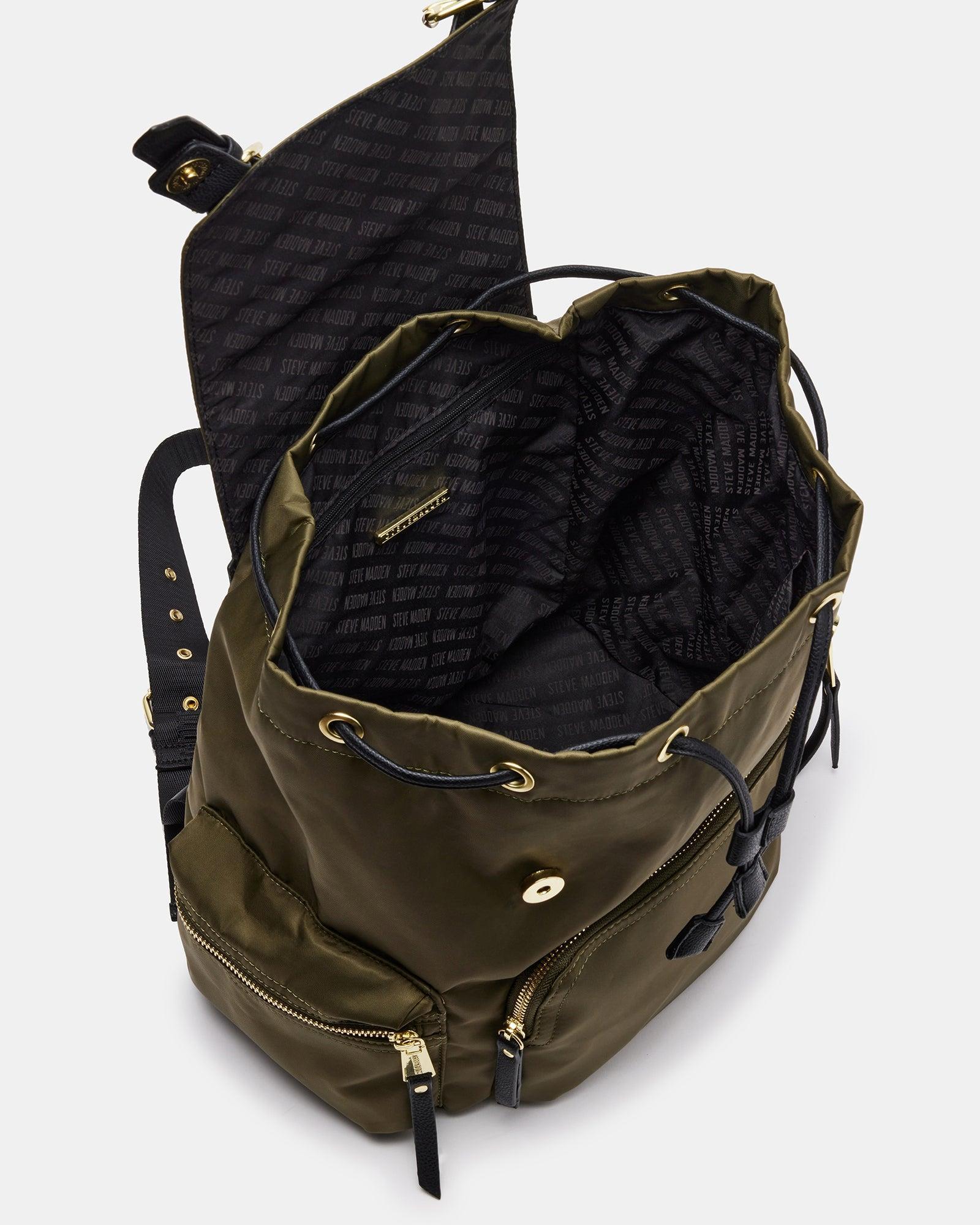 NYLON BACKPACK OLIVE Female Product Image