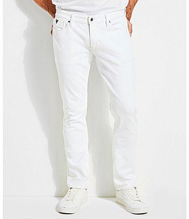 Guess Slim Tapered White Jeans Product Image