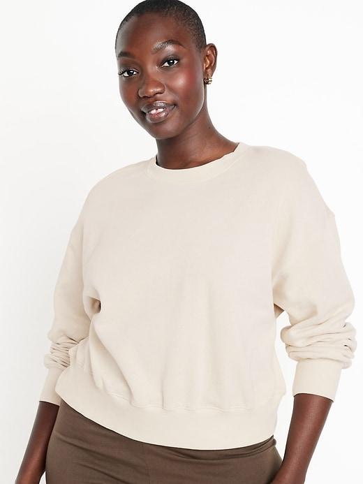 SoComfy Drop-Shoulder Crew-Neck Sweatshirt Product Image