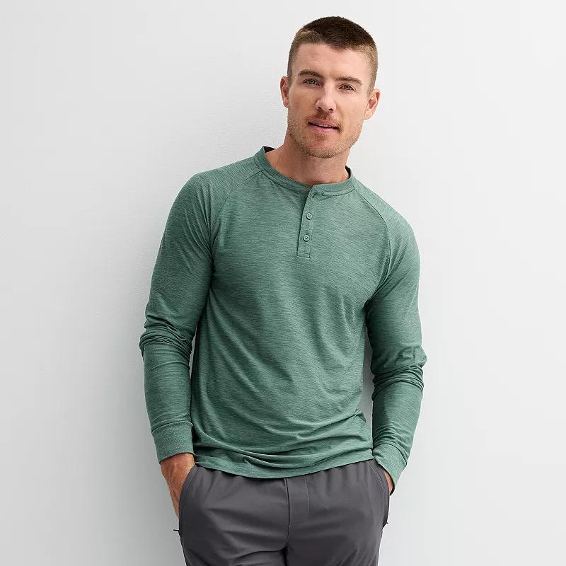 Mens FLX Long Sleeve Luxury Soft Wander Henley Product Image