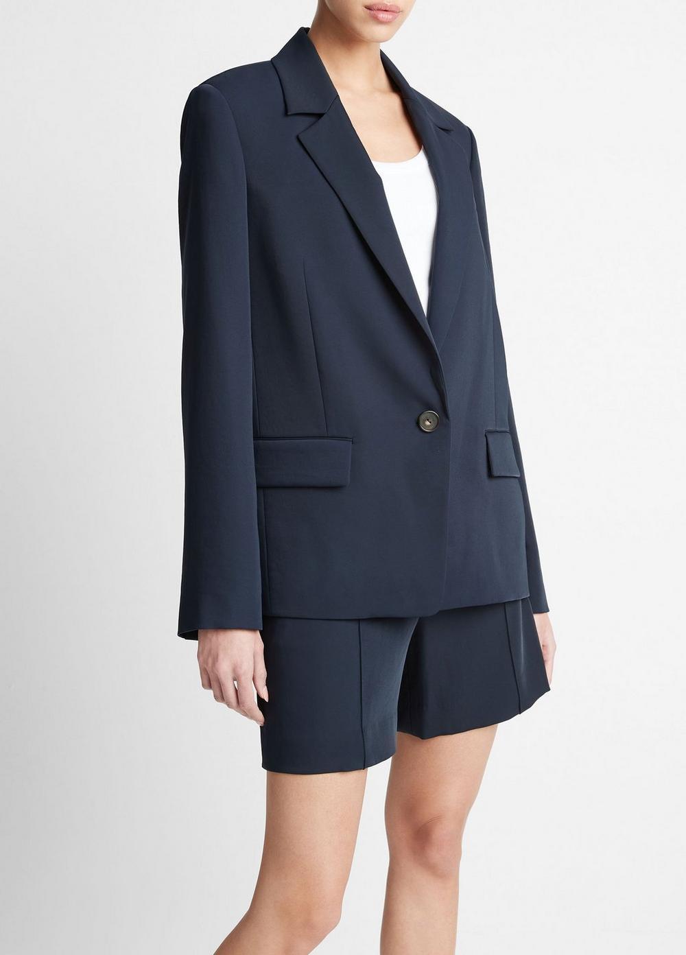 Soft Suiting Single-Breasted Blazer Product Image