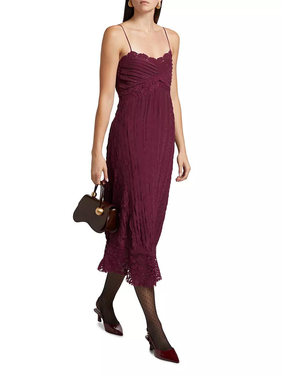 Lace Sleeveless Midi-Dress product image