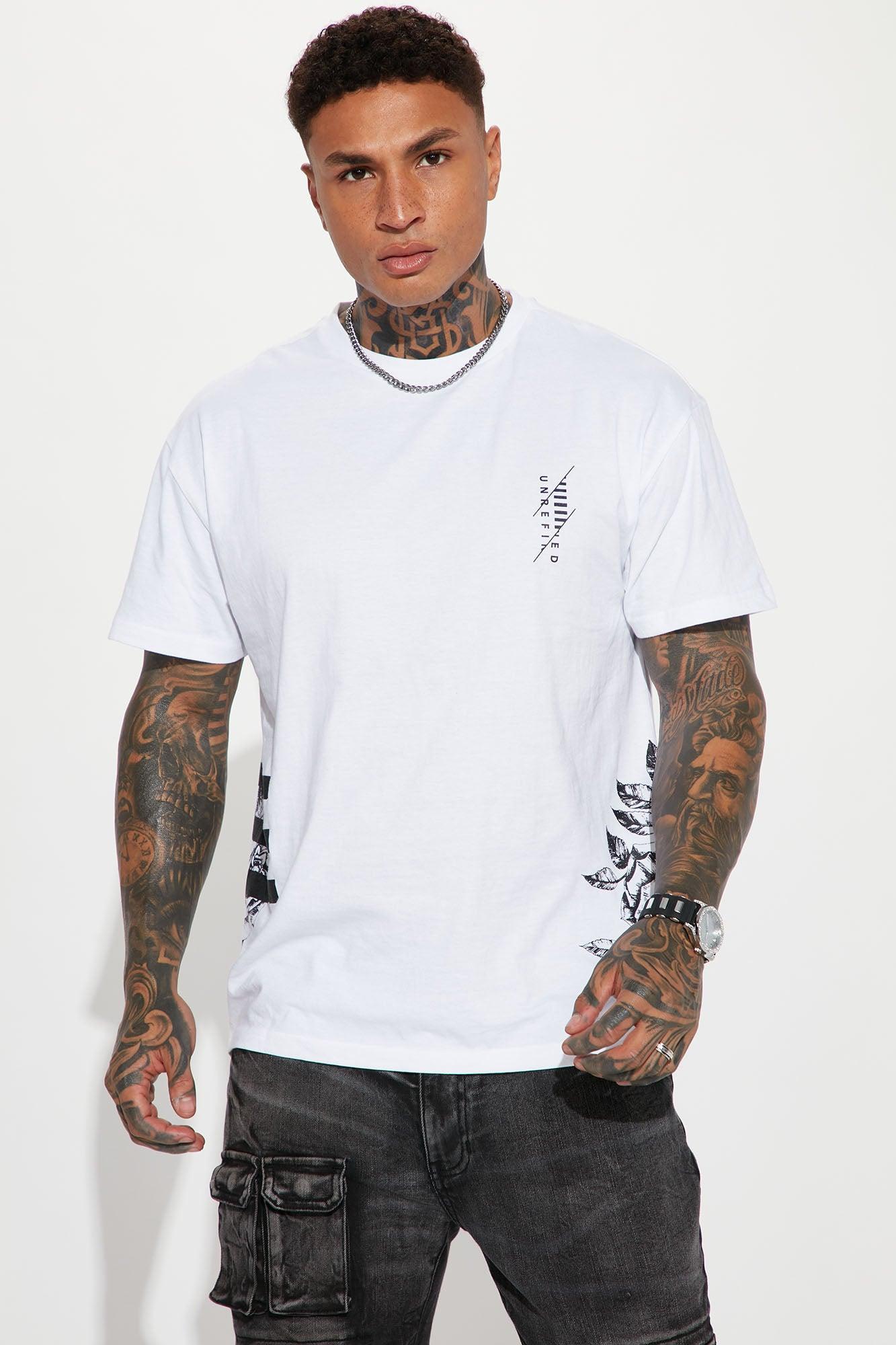 Black Roses Short Sleeve Tee - White Product Image