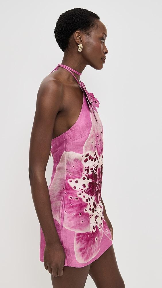 AMUR Everlee Orchid Print Mini Dress | Shopbop Product Image