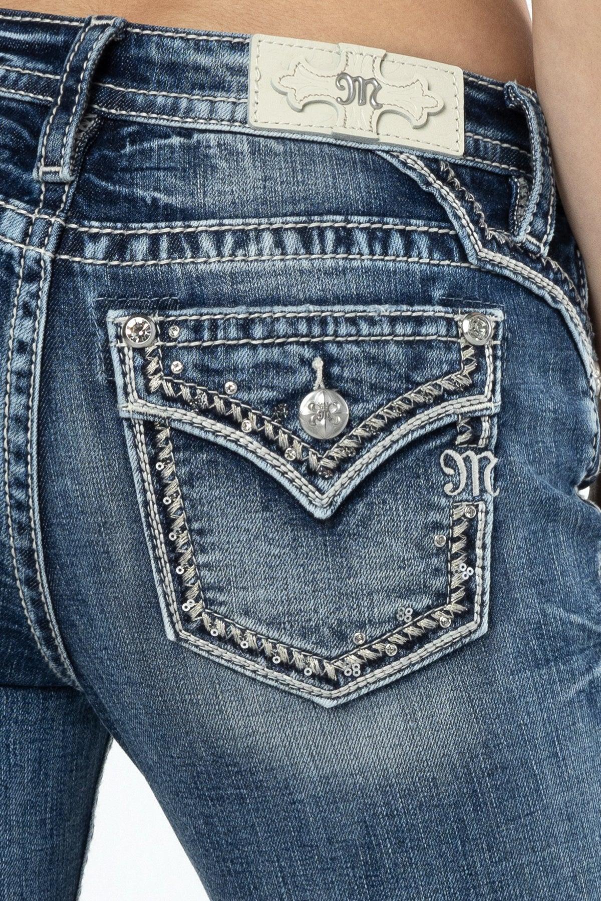 Looped In Sparkle Bootcut Jeans Product Image