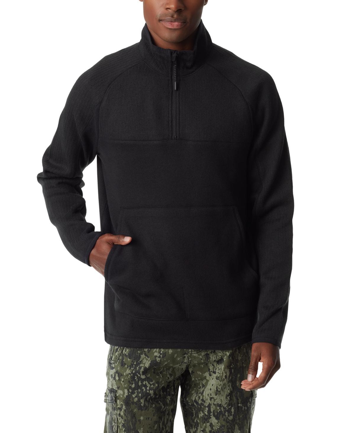 Bass Outdoor Mens Quarter-Zip Long Sleeve Pullover Sweater Product Image