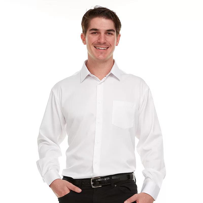 Mens Geoffrey Beene Regular-Fit Sateen Stretch Dress Shirt Product Image