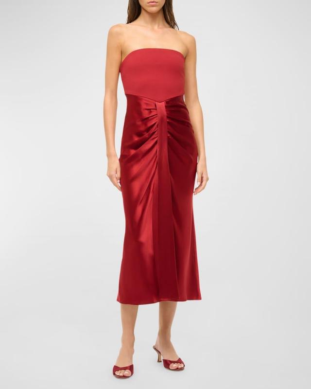 Wayfaring Strapless Midi Dress Product Image