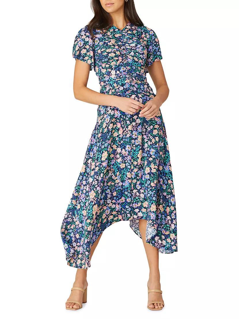 Anita Floral Midi-Dress Product Image