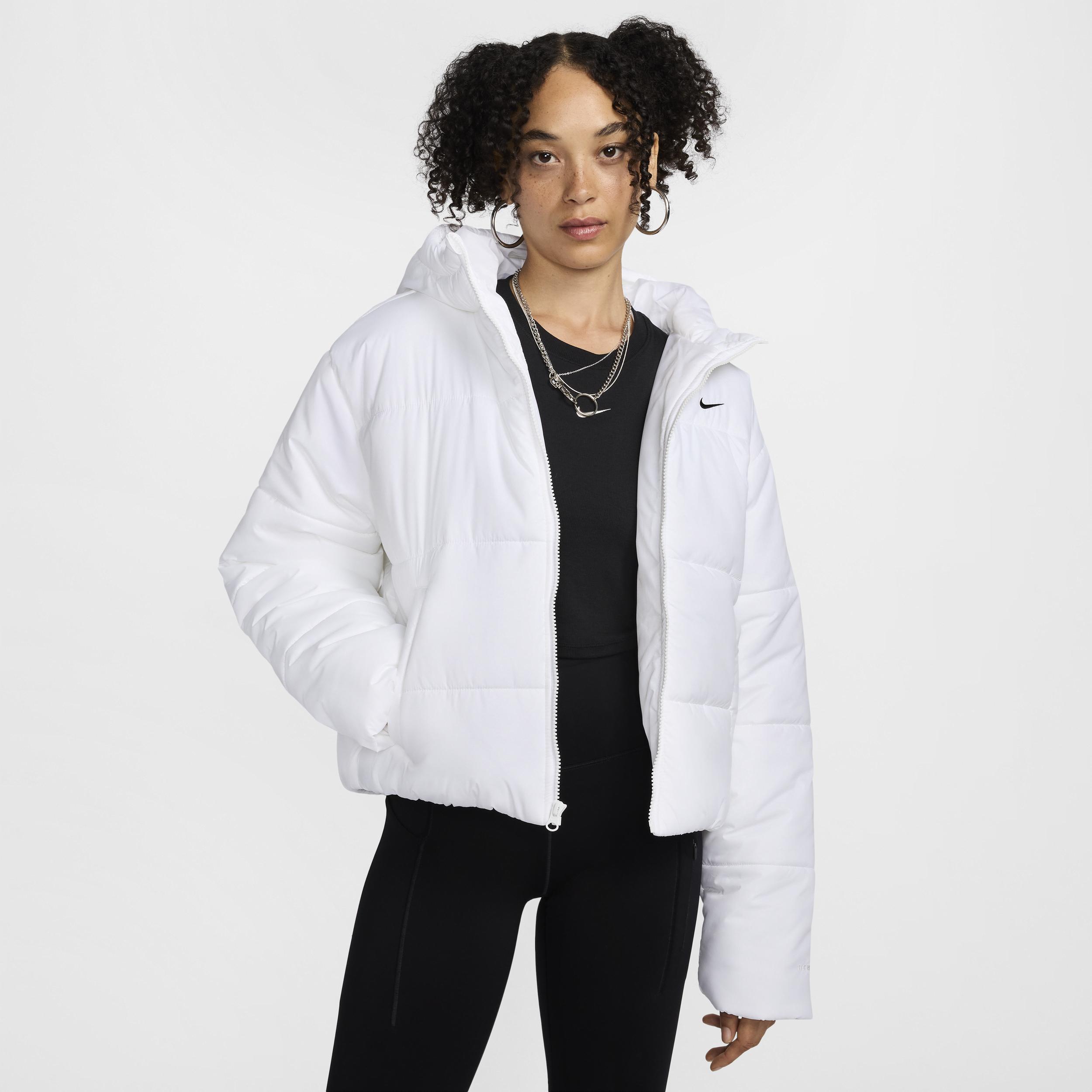 Women's Nike Sportswear Classic Puffer Therma-FIT Loose Hooded Jacket Product Image