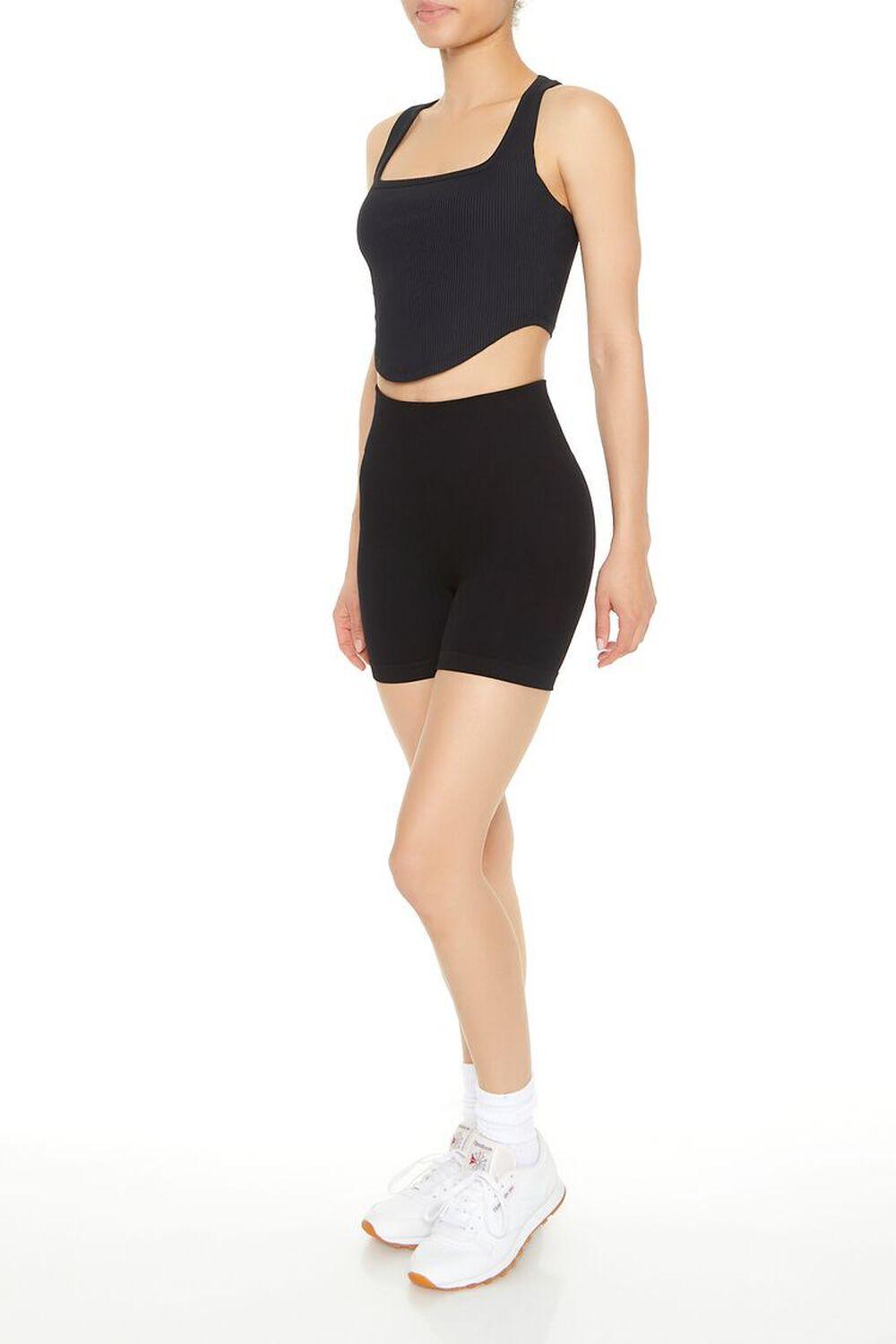 Active Uplift Scrunch Seamless Biker Shorts | Forever 21 Product Image