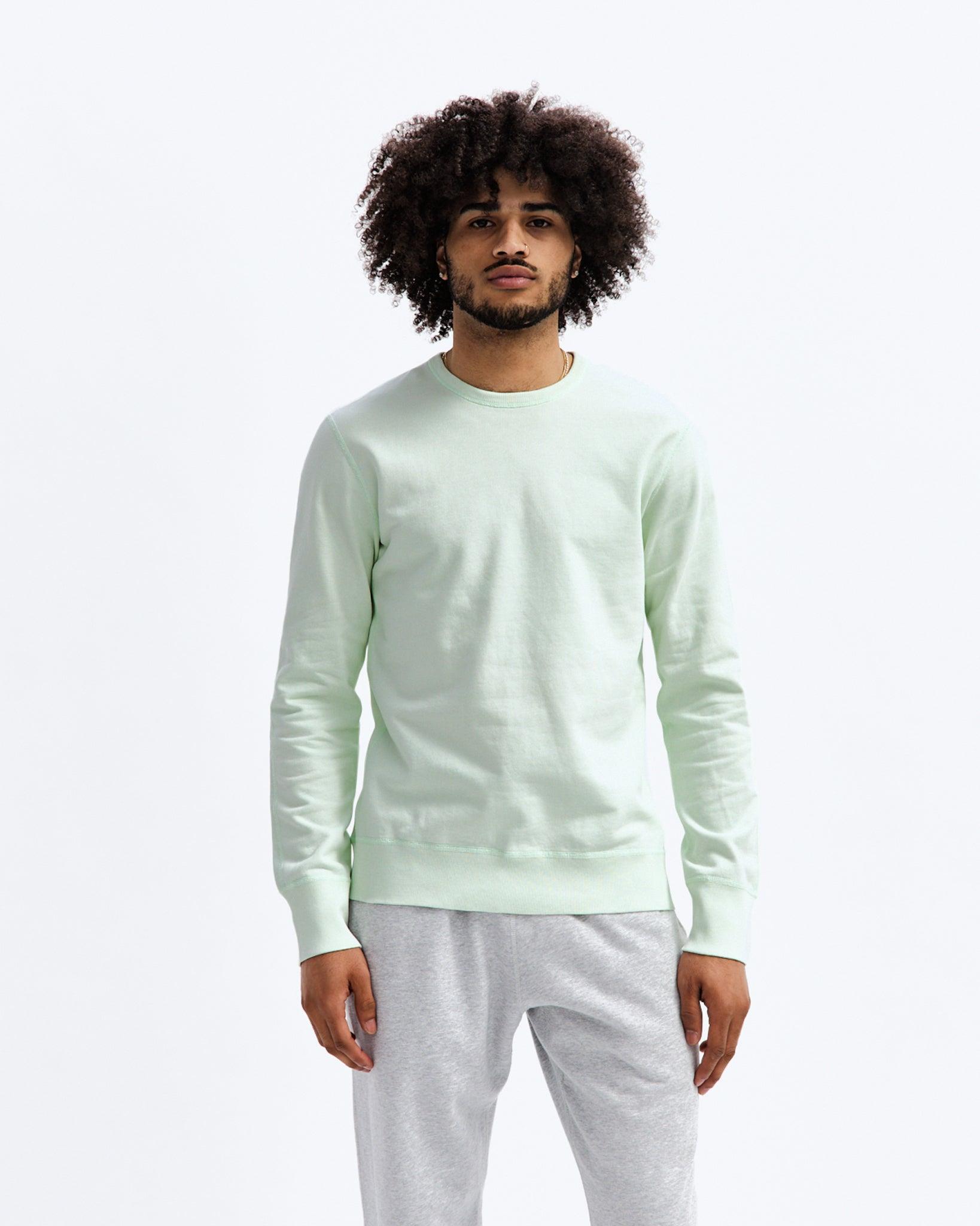 Lightweight Terry Slim Crewneck Male Product Image