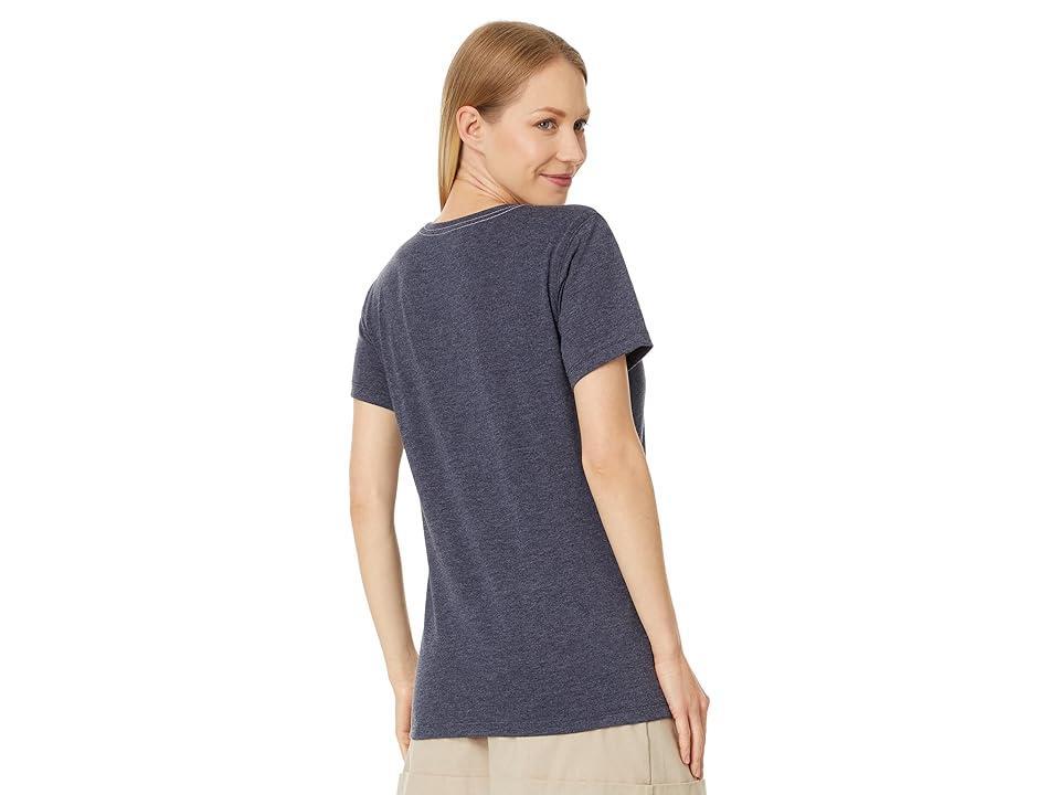 Vineyard Vines Heritage VV SS Dunes Tee (Nautical Heather) Women's Clothing Product Image